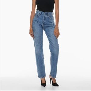 Aritzia Denim Forum Joni High Rise Loose 29L